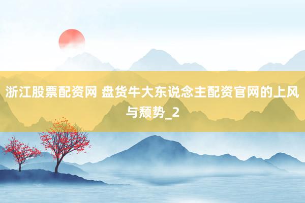 浙江股票配资网 盘货牛大东说念主配资官网的上风与颓势_2